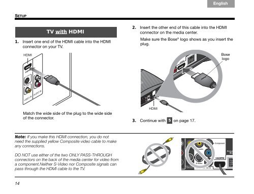 Bose 3-2-1 GSX User Guide Manual - Cinema System Manual