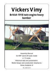 Royal Aircraft Factory SE5a Manual - Macca's Vintage Aerodrome Royal Aircraft Factory SE5a Manual - Macca's Vintage Aerodrome