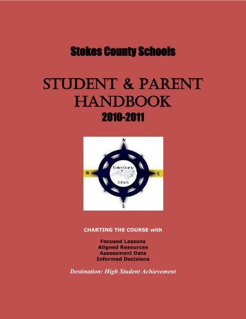STUDENT & PARENT HANDBOOK - Stokes County Schools