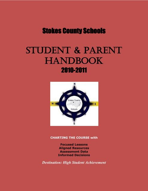 STUDENT &amp; PARENT HANDBOOK - Stokes County Schools