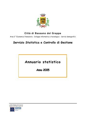 Annuario statistico - Comune di Bassano del Grappa