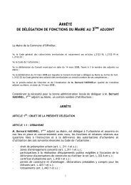 arrete de delegation de fonctions du maire - Offwiller