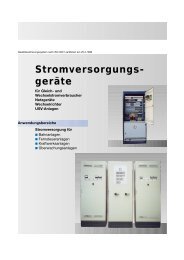 Stromversorgungs- gerÃƒÂ¤te - Pfrommer GmbH