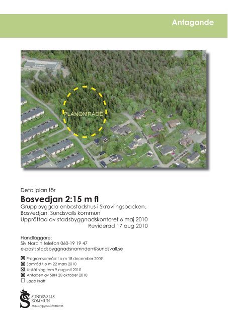 Bosvedjan 2:15 m fl - Sundsvall