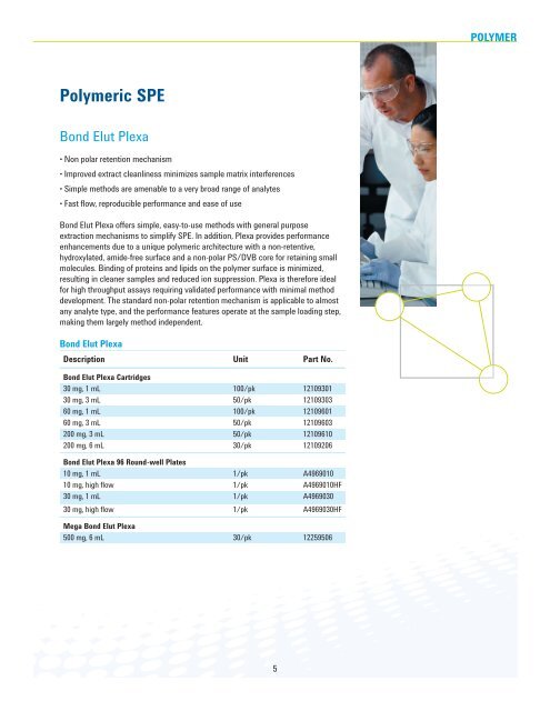 Agilent Products for Solid Phase Extraction ... - Agilent Technologies