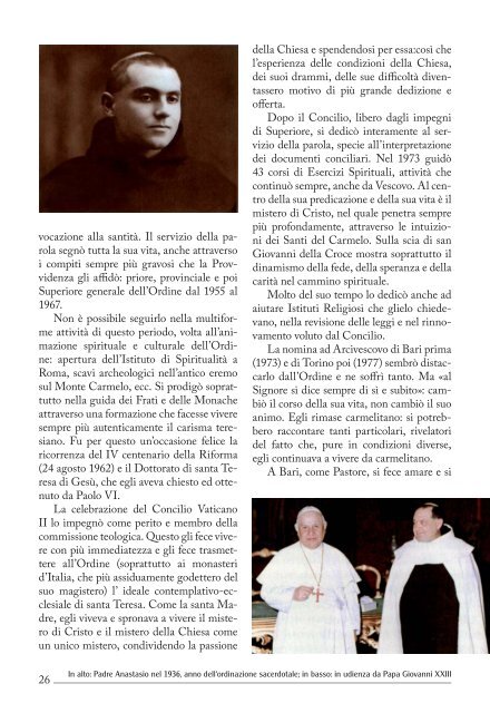 rivista n. 1/2009 (pdf) - Carmelitani Scalzi di Sicilia