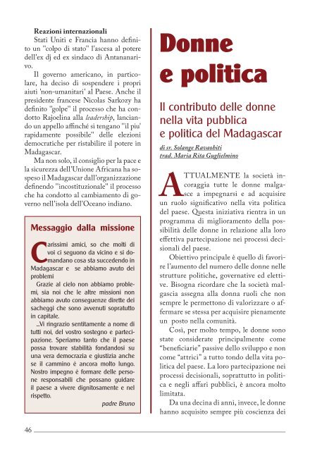 rivista n. 1/2009 (pdf) - Carmelitani Scalzi di Sicilia
