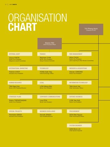 ORGANISATION CHART - Singapore Technologies Engineering