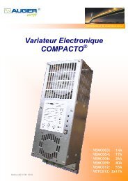 Variateur Electronique COMPACTO - Augier