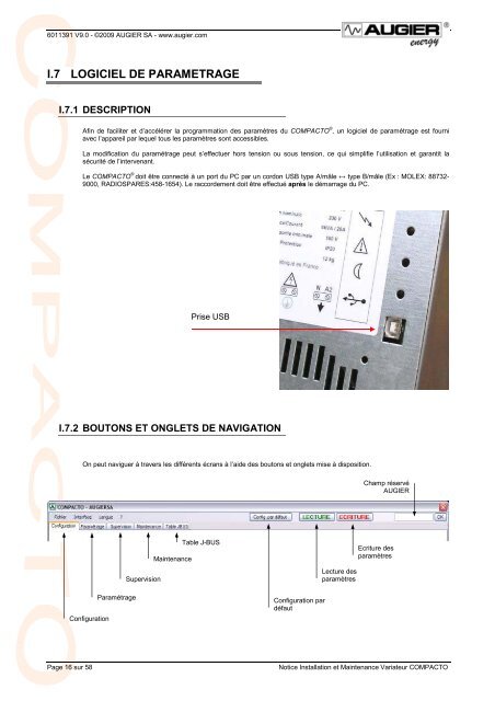 Variateur Electronique COMPACTO - Augier