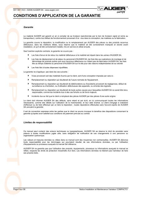 Variateur Electronique COMPACTO - Augier