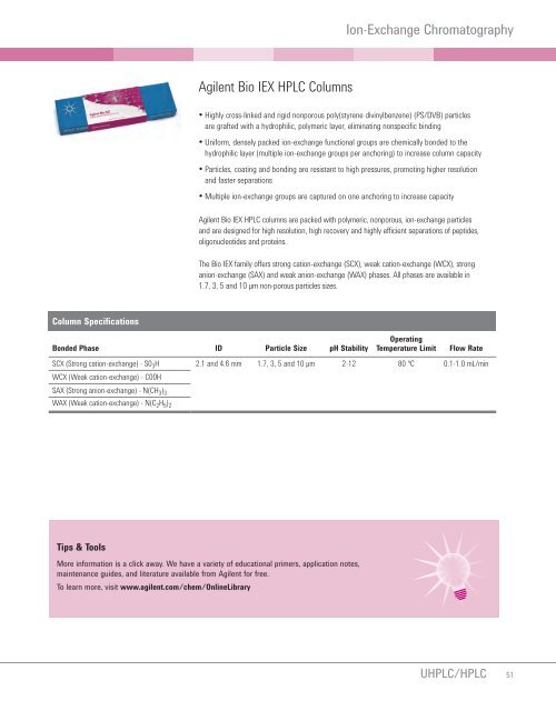 BioHPLC Column Selection Guide Cover - Agilent Technologies