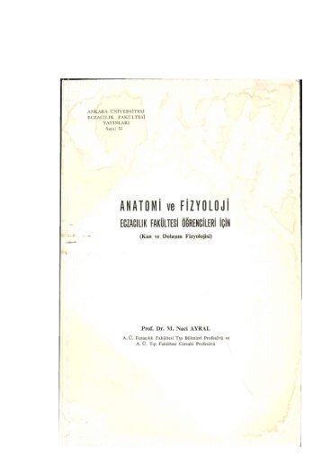 PDF Dosyası - Ankara Üniversitesi Kitaplar Veritabanı