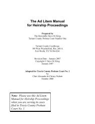 The Ad Litem Manual for Heirship Proceedings - Travis County, Texas