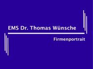 EMS Dr. Thomas WÃ¼nsche - Ems-wuensche.com