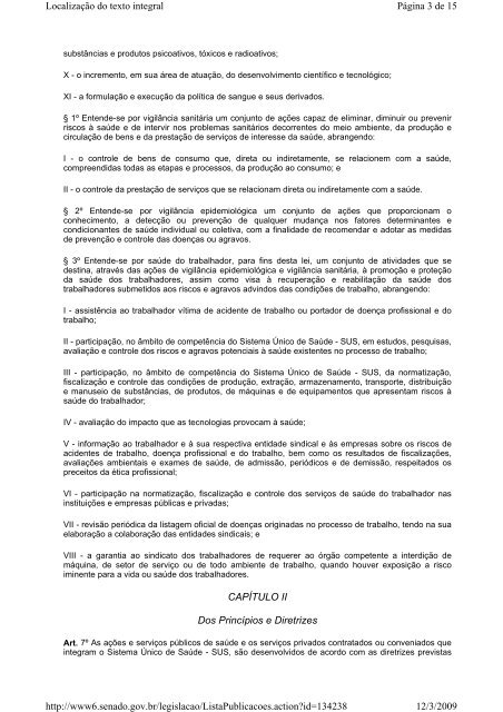 1 LEI Nº 8.080, DE 19 DE SETEMBRO DE 1990 DISPOSIÇÃO ...