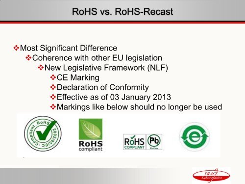 A RoHS-Recast (RoHS 2) Primer - Trace Laboratories
