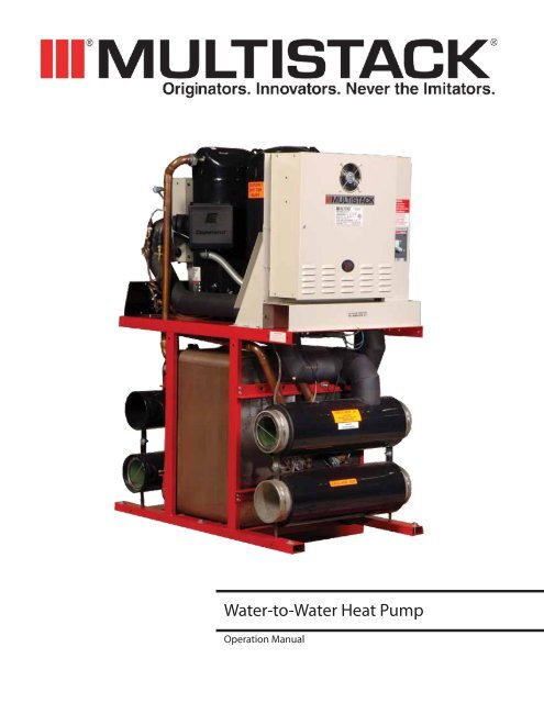 Multistack Water Sensor Water-to-Water Heat Pump - Multistack