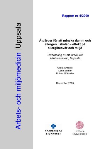 nr 4/2009 - Arbets- och miljÃ¶medicin | Uppsala