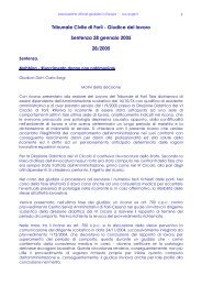 Mobbing - Risarcimento danno non patrimoniale - ufficiale ...