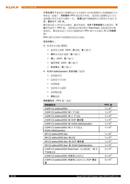 VKR C2 2005 版 - KUKA Robotics