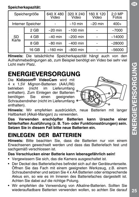 Manuel d'utilisation Bedienungsanleitung Manual de ... - VTech