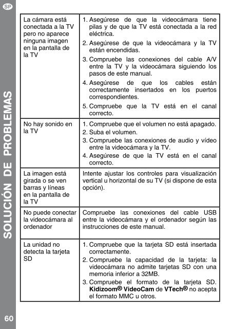 Manuel d'utilisation Bedienungsanleitung Manual de ... - VTech