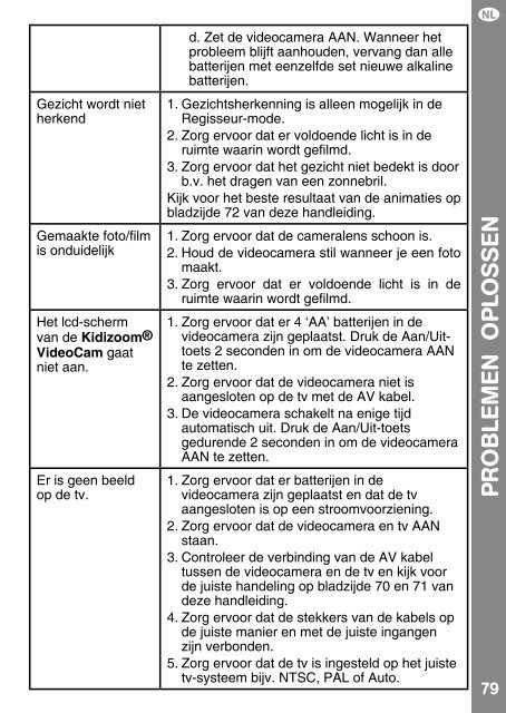 Manuel d'utilisation Bedienungsanleitung Manual de ... - VTech