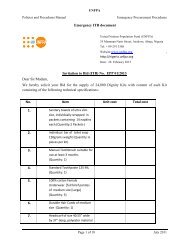 Emergency ITB document Invitation to Bid (ITB) No ... - UNFPA Nigeria