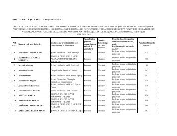 Rezultate evaluare conform OM5484 educatoare.pdf - Inspectoratul ...