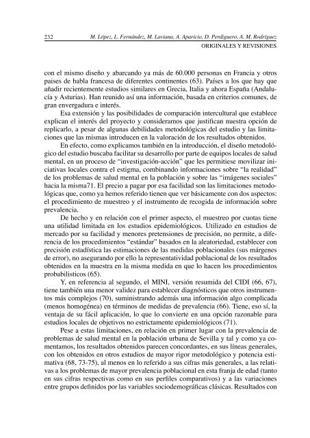 Problemas de salud mental y actitudes sociales en la ciudad de ...