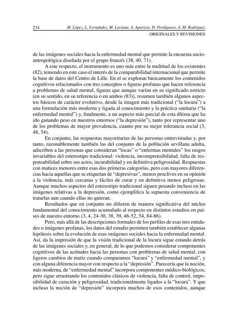 Problemas de salud mental y actitudes sociales en la ciudad de ...