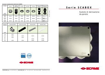 Serie SCABOX - Scame Parre S.p.A.