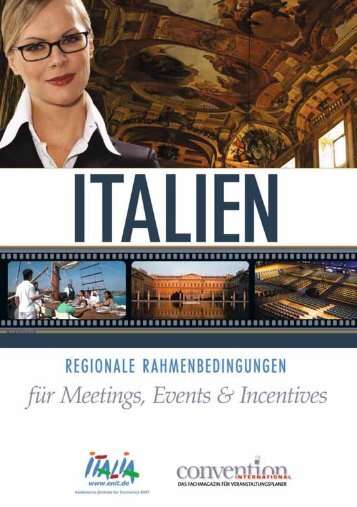Italien I - Regionale Rahmenbedingungen für Meetings, Events und