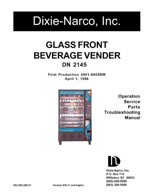 Nine Set of 9 long stabilizers for Dixie Narco Glass front Vending Machines 