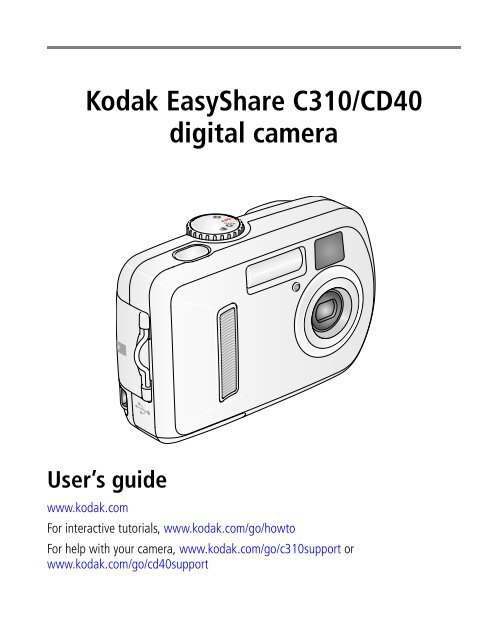 kodak easyshare cd40 software