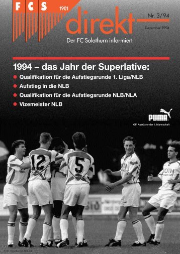 1994 – das Jahr der Superlative: - FC Solothurn