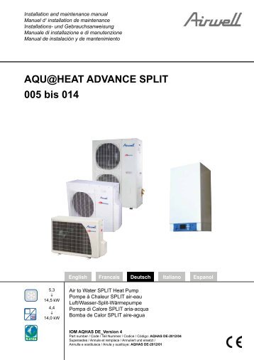 Aqu@heAt AdvAnce Split 005 bis 014 - Airwell