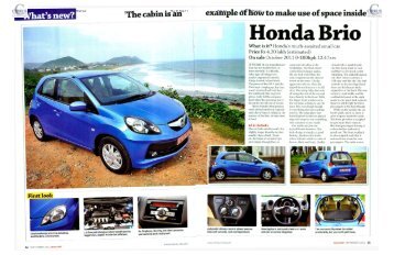 Honda Brio - Honda Cars India