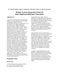 Human Systems Integration Issues in Joint Shipboard-Helicopter ...
