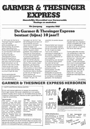 R & TIIESINGER SS - Garmerwolde.net