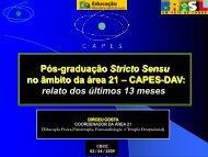 Palestra do Prof. Dr. Dirceu Costa (Coordenador da Ãrea 21)