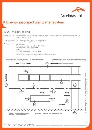 K.Energy insulated wall panel system - PGA Consultants