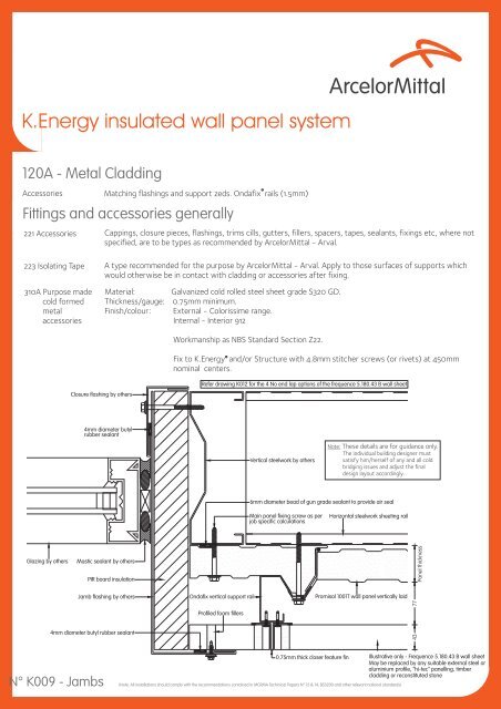 K.Energy insulated wall panel system - PGA Consultants