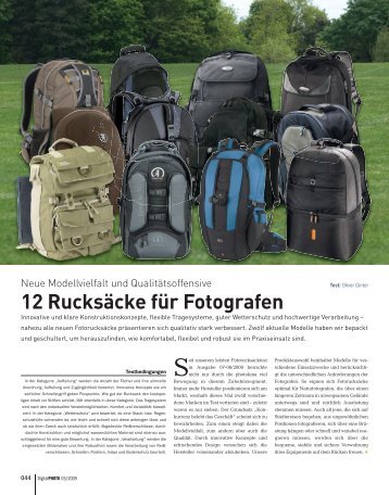12 Rucksäcke für Fotografen - Cullmann