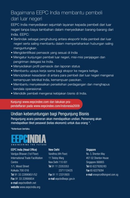 indee indonesia 2009 - Eepcindee.com