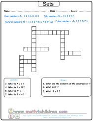 Even, Odd, Prime and Natural Numbers - Math for Children