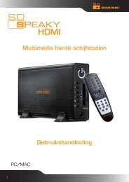 Multimedia harde schijfstation Gebruikshandleiding - DaneDigital