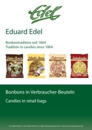 Malz Bonbons / Malt candies - Eduard Edel GmbH Bonbonfabrik