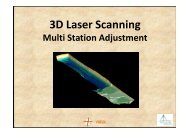 3D Laser Scanning Multi Station Adjustment - Wilson Survey Group